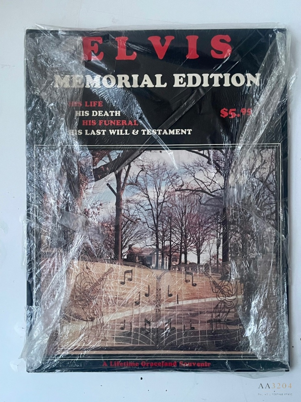 Vintage 1977 Elvis Presley Memorial Edition Magazine - Sealed/Wrapped